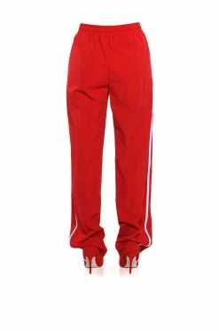 AZALEA WANG TRACK PANT BOOT IN RED 14 AZALEA WANG TRACK PANT BOOT IN RED -AZALEA WANG SHOP azalea wang boot track pant in sage red red 4 4