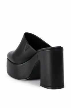AZALEA WANG CAMBRIA BLACK CHUNKY CLOG -AZALEA WANG SHOP azalea wang cambria black chunky clog black 4 4