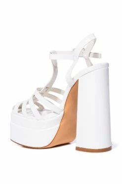 AZALEA WANG DANICA PLATFORM PUMP -AZALEA WANG SHOP azalea wang danica platform pump white 4 4