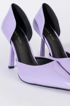 AZALEA WANG DONT TRIP STILETTO PUMP IN PURPLE -AZALEA WANG SHOP azalea wang dont trip stiletto pump in purple purple 6 6