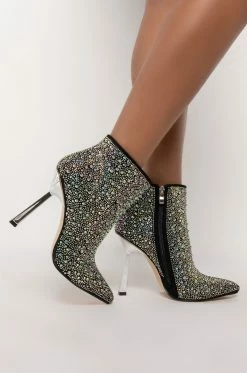 AZALEA WANG EYES ON ME STILETTO BOOTIE IN MULTI -AZALEA WANG SHOP azalea wang eyes on me stiletto bootie in multi multi 2 2