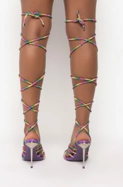 AZALEA WANG EYES ON ME STILETTO SANDAL IN PURPLE -AZALEA WANG SHOP azalea wang eyes on me stiletto sandal in purple purple 4 4