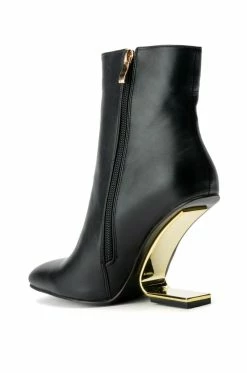 AZALEA WANG FASHIONISTA BOOTIE IN BLACK -AZALEA WANG SHOP azalea wang fashionista bootie in black black 4 4