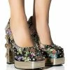 AZALEA WANG GEMMA SATIN EMBELLISHED PUMP IN BLACK -AZALEA WANG SHOP azalea wang gemma satin embellished pump in black black 1 1