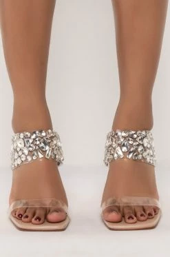 AZALEA WANG GIVE IT ALL UP STILETTO SANDAL IN NUDE -AZALEA WANG SHOP azalea wang give it all up stiletto sandal in nude nude 4 4 c1