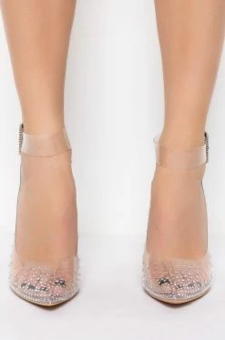 AZALEA WANG HOLLA AT ME WHEN YOU ARE READY SEXY PUMP IN SILVER -AZALEA WANG SHOP azalea wang holla at me when you are ready sexy pump in silver silver 4 4