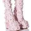 AZALEA WANG ISNT SHE LOVELY FLORAL RHINESTONE CHUNKY HEEL BOOTIE IN PINK 2 AZALEA WANG ISNT SHE LOVELY FLORAL RHINESTONE CHUNKY HEEL BOOTIE IN PINK -AZALEA WANG SHOP azalea wang isnt she lovely floral rhinestone chunky heel bootie in pink pink 1 1