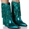 AZALEA WANG JOYFUL RING WESTERN BOOTIE IN BLUE -AZALEA WANG SHOP azalea wang joyful ring western bootie in blue blue 1 1