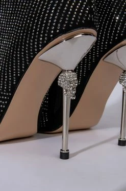 AZALEA WANG KNOCKOUT STILETTO BOOTIE IN BLACK -AZALEA WANG SHOP azalea wang knockout stiletto bootie in black black 6 6