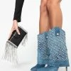 AZALEA WANG LEAVE IT ALL BEHIND STILETTO BOOTIE -AZALEA WANG SHOP azalea wang leave it all behind stiletto bootie denim 1