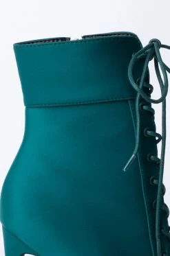 AZALEA WANG LIGHT ME UP STILETTO BOOTIE IN GREEN -AZALEA WANG SHOP azalea wang light me up stiletto bootie in green green 6 6