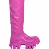 AZALEA WANG LYRICA FLATFORM BOOT IN PINK