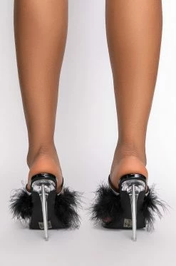 AZALEA WANG MAKE ME BLUSH STILETTO SANDAL IN BLACK -AZALEA WANG SHOP azalea wang make me blush stiletto sandal in black black 4 4