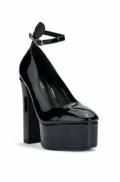 AZALEA WANG NIGHT MOVES PLATFORM PUMP IN BLACK -AZALEA WANG SHOP azalea wang night moves platform pump in black black 3 3
