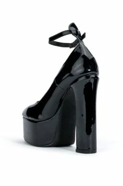 AZALEA WANG NIGHT MOVES PLATFORM PUMP IN BLACK -AZALEA WANG SHOP azalea wang night moves platform pump in black black 4 4