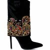 AZALEA WANG NIKO EMBELLISHED SUEDE BOOTIE IN BLACK 2 AZALEA WANG NIKO EMBELLISHED SUEDE BOOTIE IN BLACK -AZALEA WANG SHOP azalea wang niko embellished suede bootie in black black 2 2