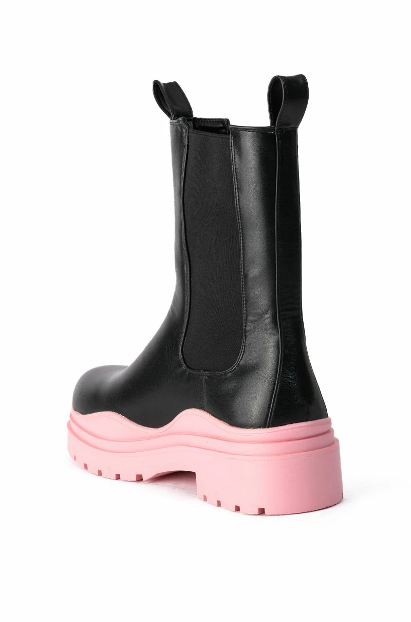 AZALEA WANG ONLY IN MY DREAMS FLATFORM BOOTIE IN PINK 5 AZALEA WANG ONLY IN MY DREAMS FLATFORM BOOTIE IN PINK - Image 3