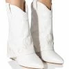 AZALEA WANG PARTY IN THE USA FOLD OVER WESTERN BOOT IN WHITE 1 AZALEA WANG PARTY IN THE USA FOLD OVER WESTERN BOOT IN WHITE -AZALEA WANG SHOP azalea wang party in the usa fold over western boot in white white 1 1