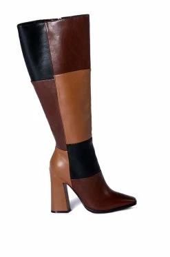 AZALEA WANG PRAIRIE PATCH BOOT IN MULTI -AZALEA WANG SHOP azalea wang prairie patch boot in multi multi 2 2