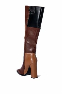 AZALEA WANG PRAIRIE PATCH BOOT IN MULTI -AZALEA WANG SHOP azalea wang prairie patch boot in multi multi 4 4