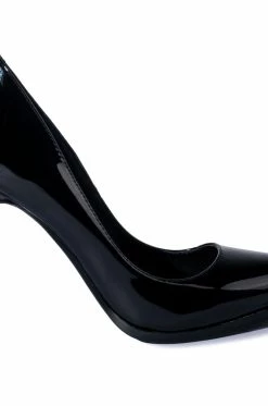 AZALEA WANG RECIPE FOR SUCCESS STILETTO PATENT PUMP IN BLACK -AZALEA WANG SHOP azalea wang recipe for success stiletto patent pump in black black 5 5