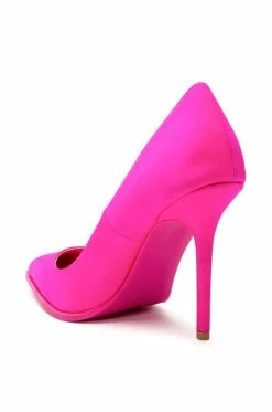 AZALEA WANG RECIPE STILETTO CLASSIC PUMP IN FUCHSIA -AZALEA WANG SHOP azalea wang recipe stiletto classic pump in fuchsia fuchsia 4 4 c1