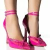 AZALEA WANG SASHA BUCKLE STRAP PUMP IN PINK -AZALEA WANG SHOP azalea wang sasha buckle strap pump in pink pink 1 1