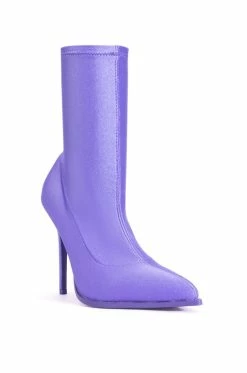 AZALEA WANG STAR STRETCH SERENITY BOOTIE IN PERIWINKLE -AZALEA WANG SHOP azalea wang star stretch serenity bootie in periwinkle periwinkle 3 3