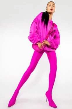 AZALEA WANG STAR STRETCH STILETTO PANT BOOT IN FUCHSIA 23 AZALEA WANG STAR STRETCH STILETTO PANT BOOT IN FUCHSIA -AZALEA WANG SHOP azalea wang star stretch stiletto pant boot in fuchsia fuchsia 12 12