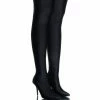 AZALEA WANG STAR STRETCH THIGH HIGH STILETTO BOOT IN BLACK -AZALEA WANG SHOP azalea wang star stretch thigh high stiletto boot in black black 1 1 c1 c1 c1