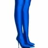 AZALEA WANG STAR STRETCH THIGH HIGH STILETTO BOOT IN BLUE -AZALEA WANG SHOP azalea wang star stretch thigh high stiletto boot in blue blue 1 1 c1