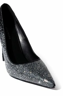 AZALEA WANG STARRY NIGHT EMBELLISHED OMBRE PUMP IN MULTI -AZALEA WANG SHOP azalea wang starry night embellished ombre pump in multi silver 5 5