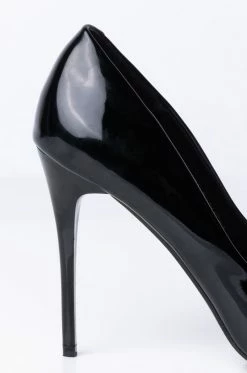 AZALEA WANG TAKE ME OUT STILETTO PUMP IN BLACK -AZALEA WANG SHOP azalea wang take me out stiletto pump in black black 6 6