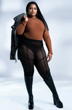 AZALEA WANG TO THE MAX CHUNKY STRETCH BOOT WITH 4 WAY STRETCH IN BLACK -AZALEA WANG SHOP azalea wang to the max chunky stretch boot in black black 10 10