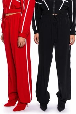 AZALEA WANG TRACK PANT BOOT IN RED 20 AZALEA WANG TRACK PANT BOOT IN RED -AZALEA WANG SHOP azalea wang track pant boot in red red 9 9