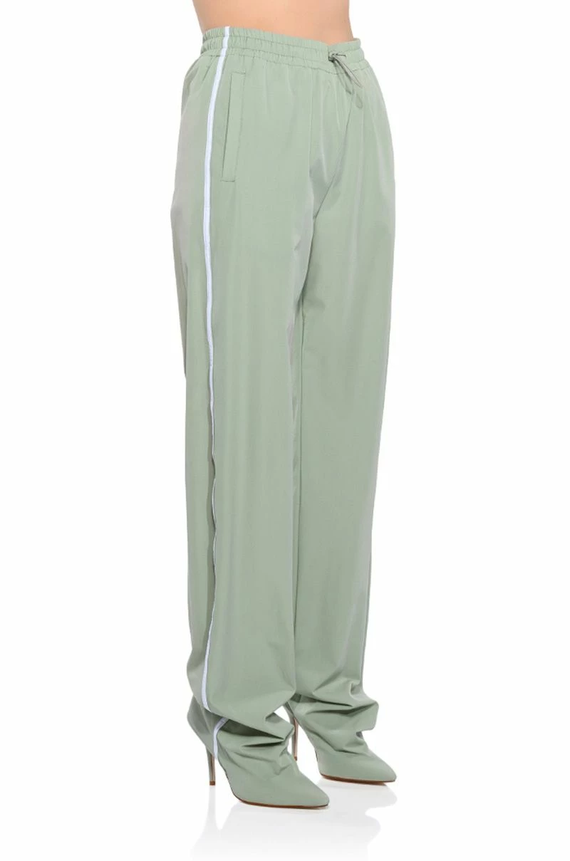 AZALEA WANG TRACK PANT BOOT IN SAGE GREEN 7 AZALEA WANG TRACK PANT BOOT IN SAGE GREEN - Image 5