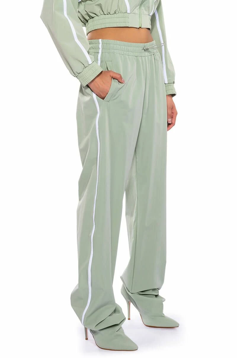 AZALEA WANG TRACK PANT BOOT IN SAGE GREEN 9 AZALEA WANG TRACK PANT BOOT IN SAGE GREEN - Image 7