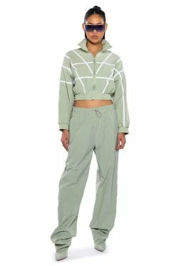AZALEA WANG TRACK PANT BOOT IN SAGE GREEN 20 AZALEA WANG TRACK PANT BOOT IN SAGE GREEN -AZALEA WANG SHOP azalea wang track pant boot in sage green green 8 8