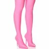AZALEA WANG STAR STRETCH NEW LEVEL THIGH HIGH STILETTO BOOT IN PINK -AZALEA WANG SHOP azalea wang trixie disco stretch stiletto boot in pink pink 1 1