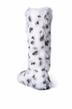 AZALEA WANG TUNDRA FURRY OVER THE KNEE BOOTS IN MULTI -AZALEA WANG SHOP azalea wang tundra furry over the knee boots in multi multi 4 4