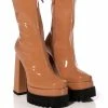 AZALEA WANG VIPER BOOTIE IN TAN -AZALEA WANG SHOP azalea wang viper bootie in tan tan 1 1