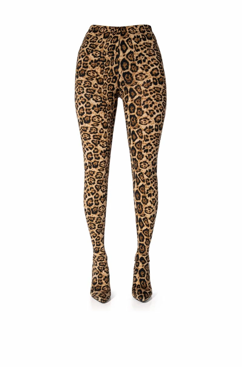 AZALEA WANG WILD SIDE LEOPARD PRINT PANT BOOTS 5 AZALEA WANG WILD SIDE LEOPARD PRINT PANT BOOTS - Image 3