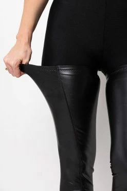 AZALEA WANG WON'T LET YOU DOWN FLATFORM BOOT WITH 4 WAY STRETCH IN CLEAR -AZALEA WANG SHOP azalea wang wont let you down flatform boot in clear clear 5 5 c1