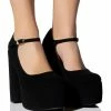 BERLIN CHUNKY PLATFORM MARY JANE PUMP -AZALEA WANG SHOP berlin chunky patent pump black 1 1
