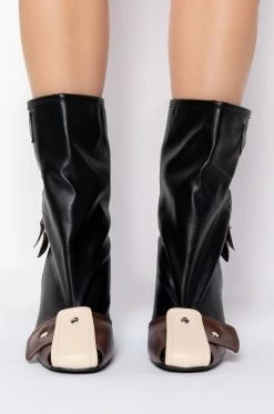 ITS A LOOK MULTI COLORED CHUNKY BOOTIE -AZALEA WANG SHOP its a look multi colored chunky bootie multi 3 3