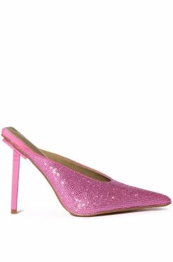 JAZZ EMBELLISHED PUMP -AZALEA WANG SHOP jazz embellished pump pink 2 2