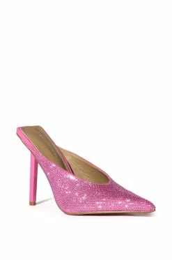 JAZZ EMBELLISHED PUMP -AZALEA WANG SHOP jazz embellished pump pink 3 3