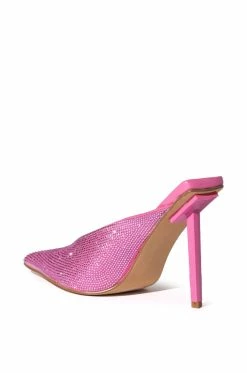 JAZZ EMBELLISHED PUMP -AZALEA WANG SHOP jazz embellished pump pink 4 4