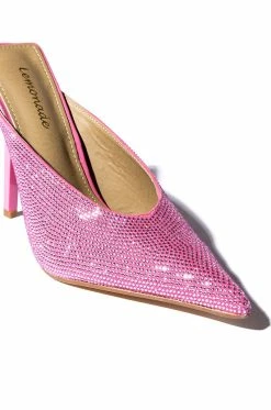 JAZZ EMBELLISHED PUMP -AZALEA WANG SHOP jazz embellished pump pink 5 5