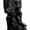 LUXE IN LOVE KNEE HIGH CHUNKY BOOT IN BLACK -AZALEA WANG SHOP luxe in love knee high chunky boot in black black 1 1